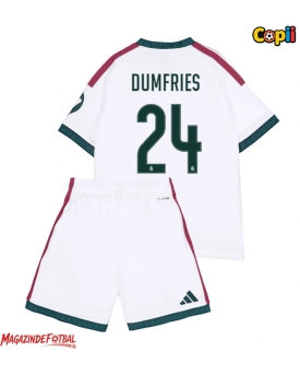 Real Madrid Denzel Dumfries #24 Echipament de Fotbal Replică 2026-27 Copii Acasa (+ Șorturi)